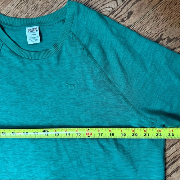 PINK VS | Summer Lounge Cotton Short Sleeve Cropped Oversized Shirt Size M - Picture 10 of 11